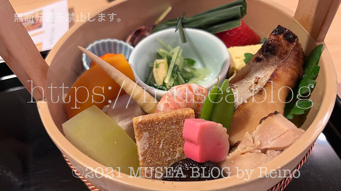 手をけ弁当とひとしな